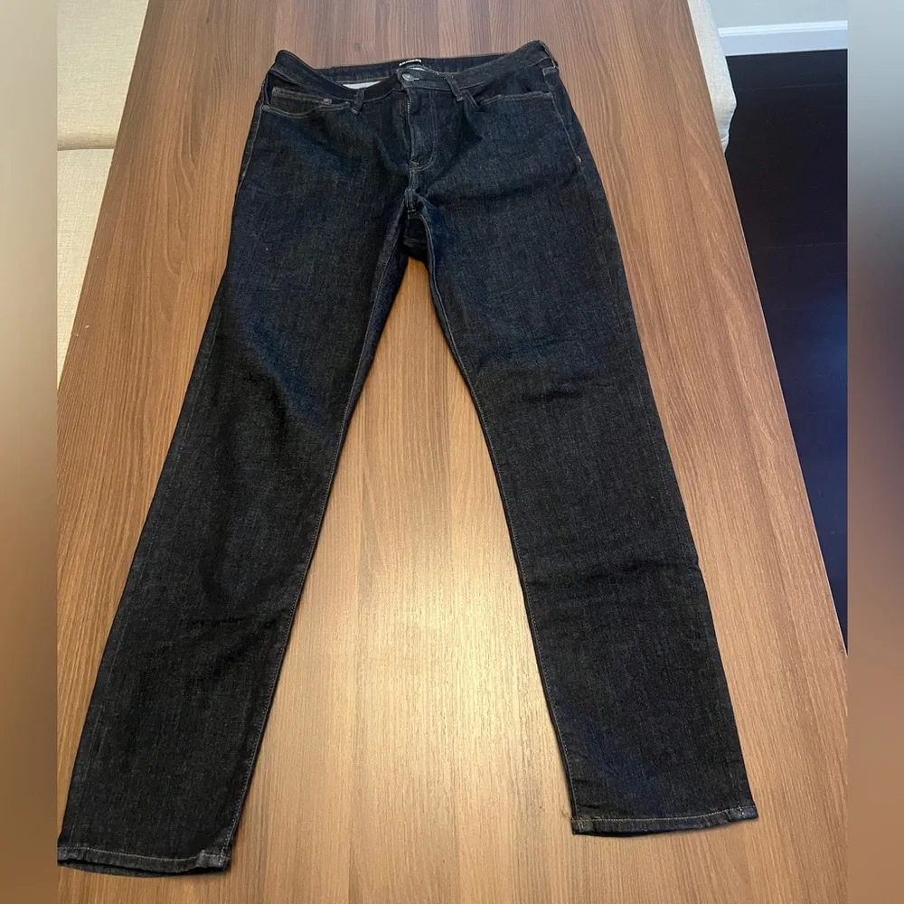 Express Slim Jeans 34x32 – Dark Indigo - Picture 1 of 5